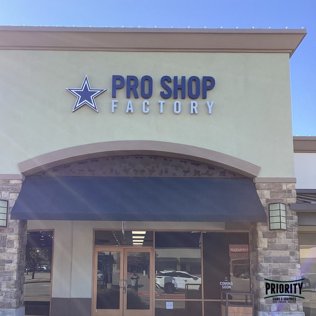 Custom-Channel-Letter-Sign-for-Pro-Shop-Factory-in-Southlake
