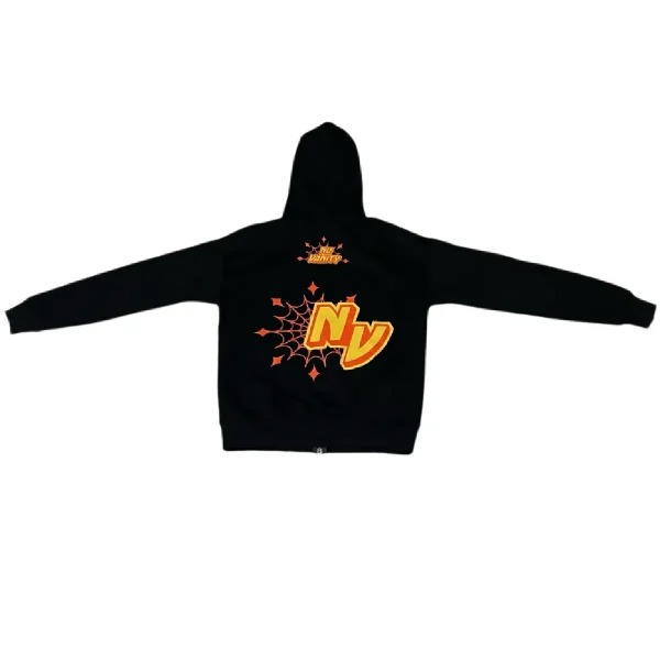 No-Vanity-Full-Zip-Hoodie-Orange