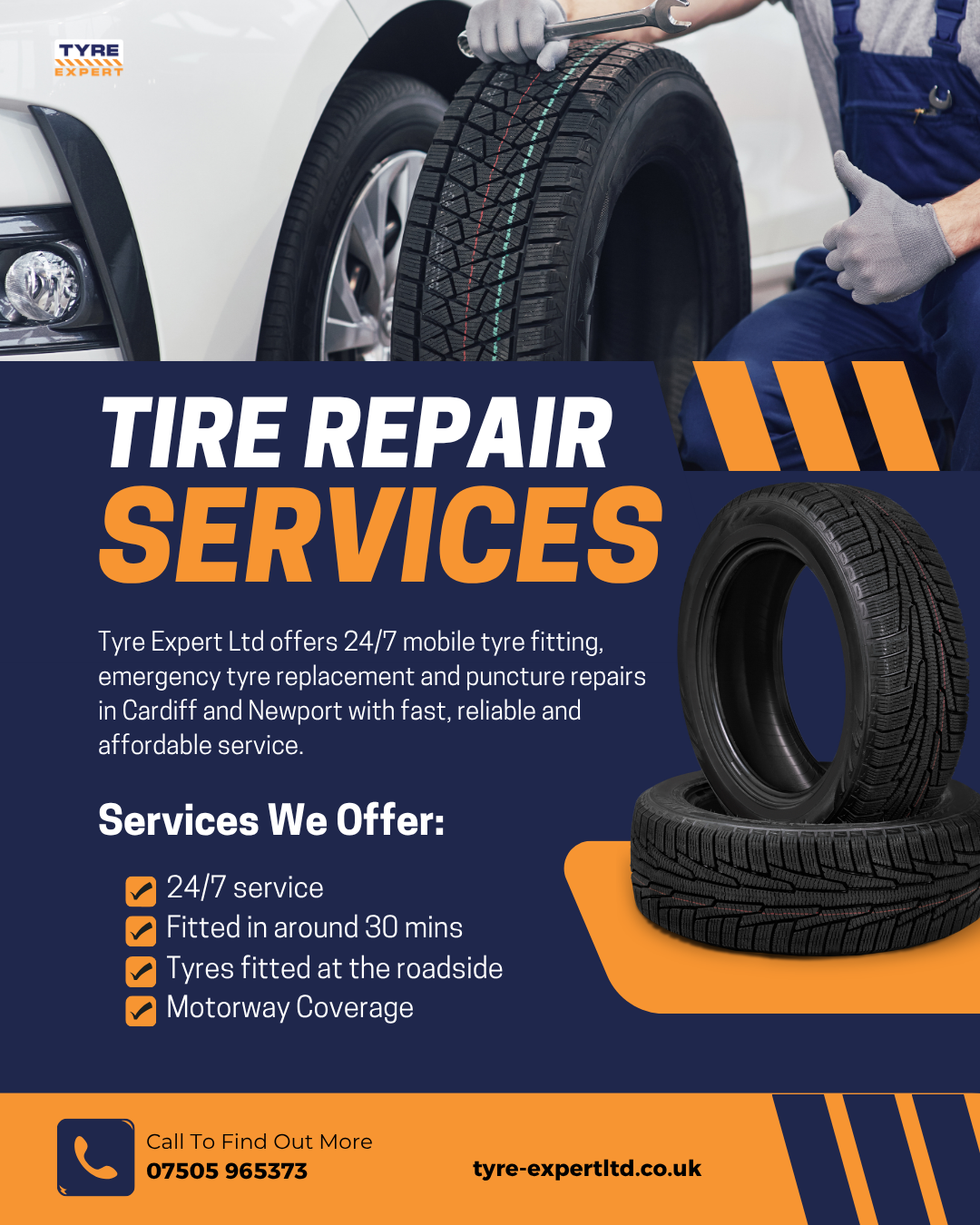Black-And-Orange-Modern-Auto-Tires-Services-Istagram-Post