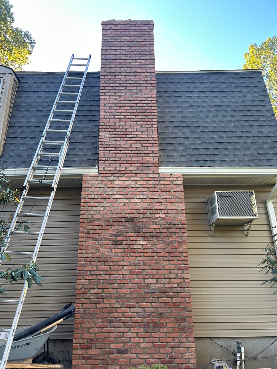 Chimney-installation