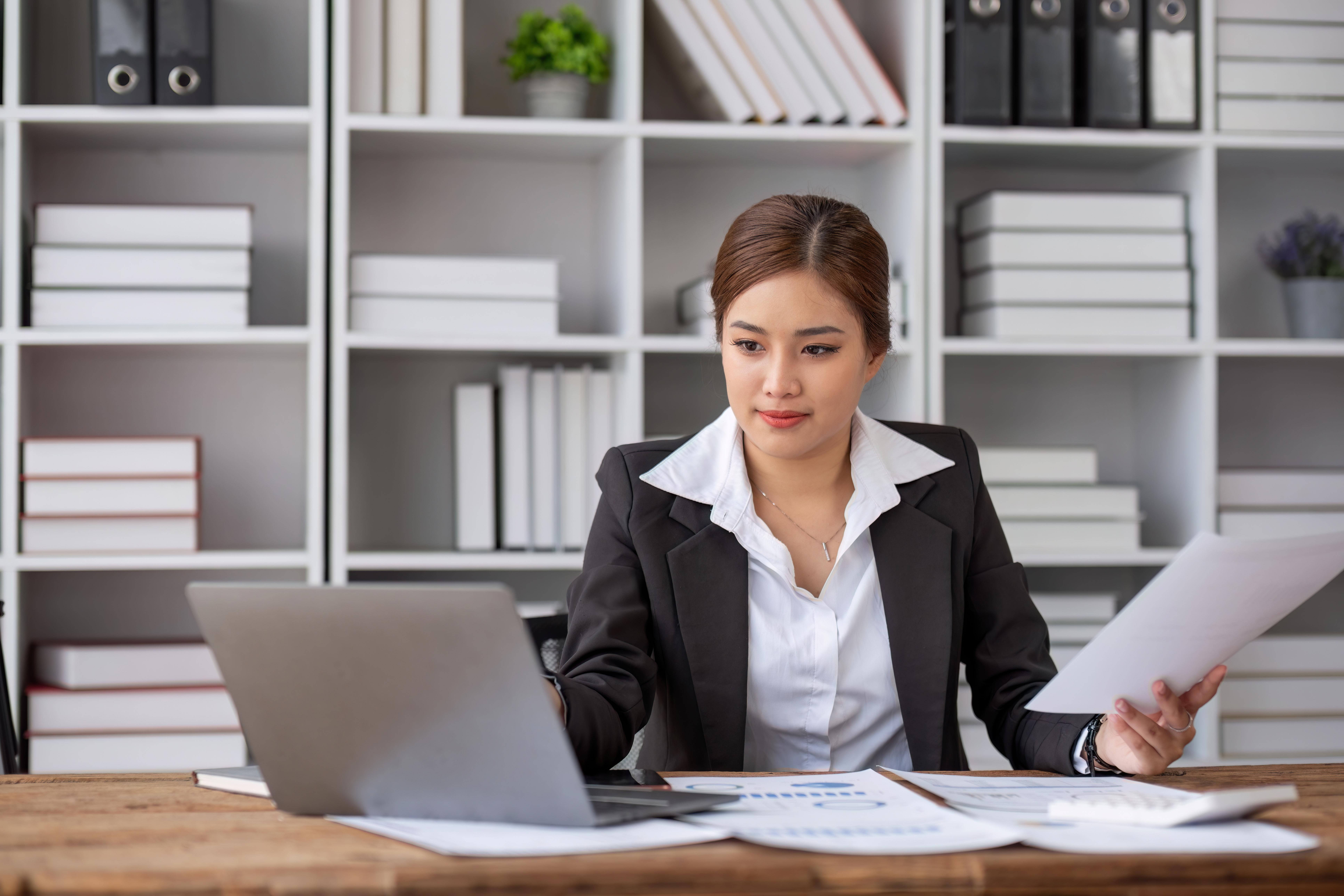 cheerful-business-lady-working-laptop-office-asian-happy-beautiful-businesswoman-formal-suit-work-workplace-attractive-female-employee-office-worker-smile-1