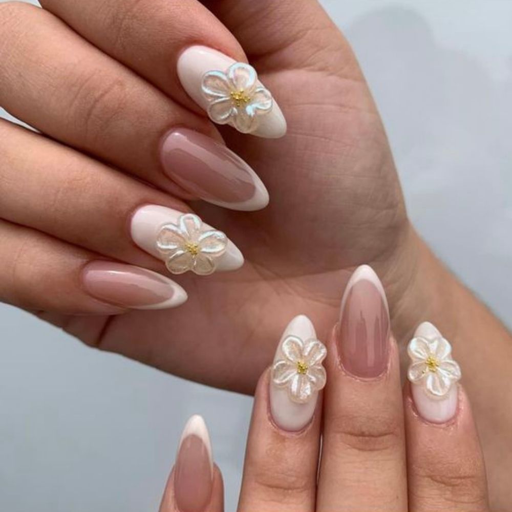 flower-acrylic-nails