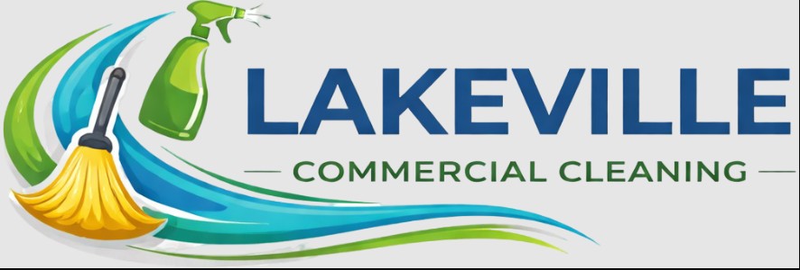 Lakeville-Commercial-Cleaning-logo-with-broom-and-spray-bottle-graphic-Lakeville-MN-1