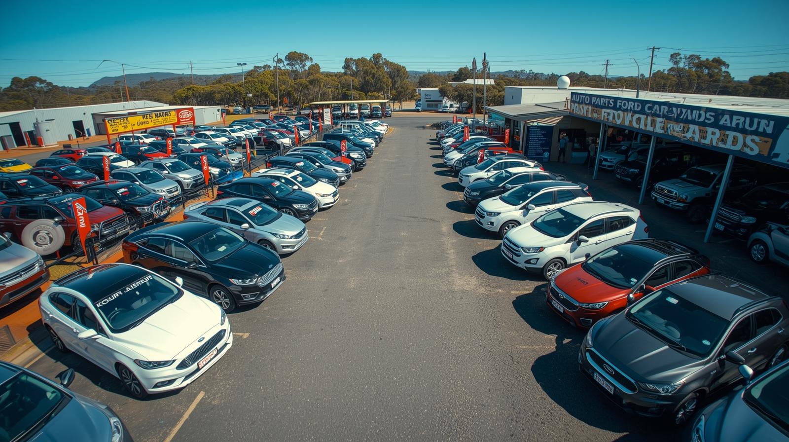 Ford-Cars-yards-sell-your-car-in-Perth-WA-AUTO-PARTS-CAR-YARDS-With-Cran