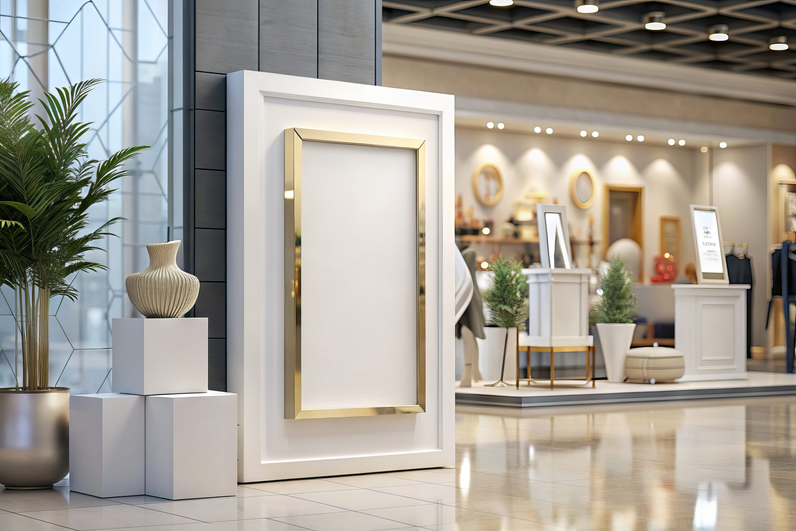 white-door-with-gold-trim-is-open-room-with-plant-pot-with-plant-it-scaled-1
