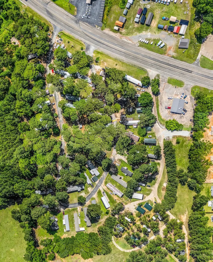 Aerial-view-Evergreen-mobile-home-parks