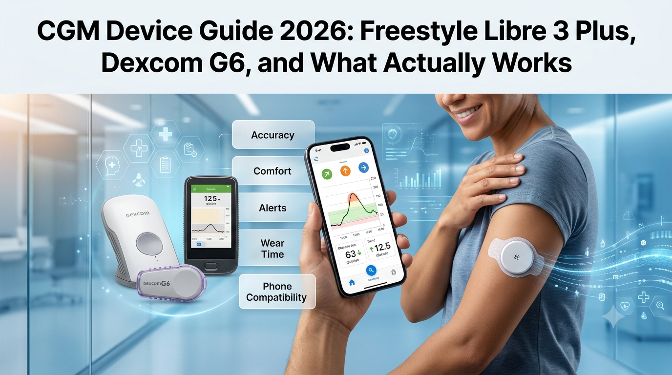 CGM-Device-Guide-2026-Freestyle-Libre-3-Plus-Dexcom-G6-and-What-Actually-Works