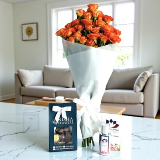 Baby-rose-orange-combo