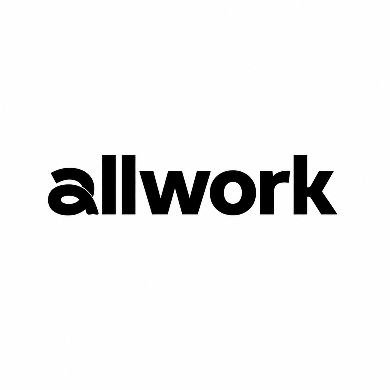 Minimalist-Allwork-Wordmark-Logo