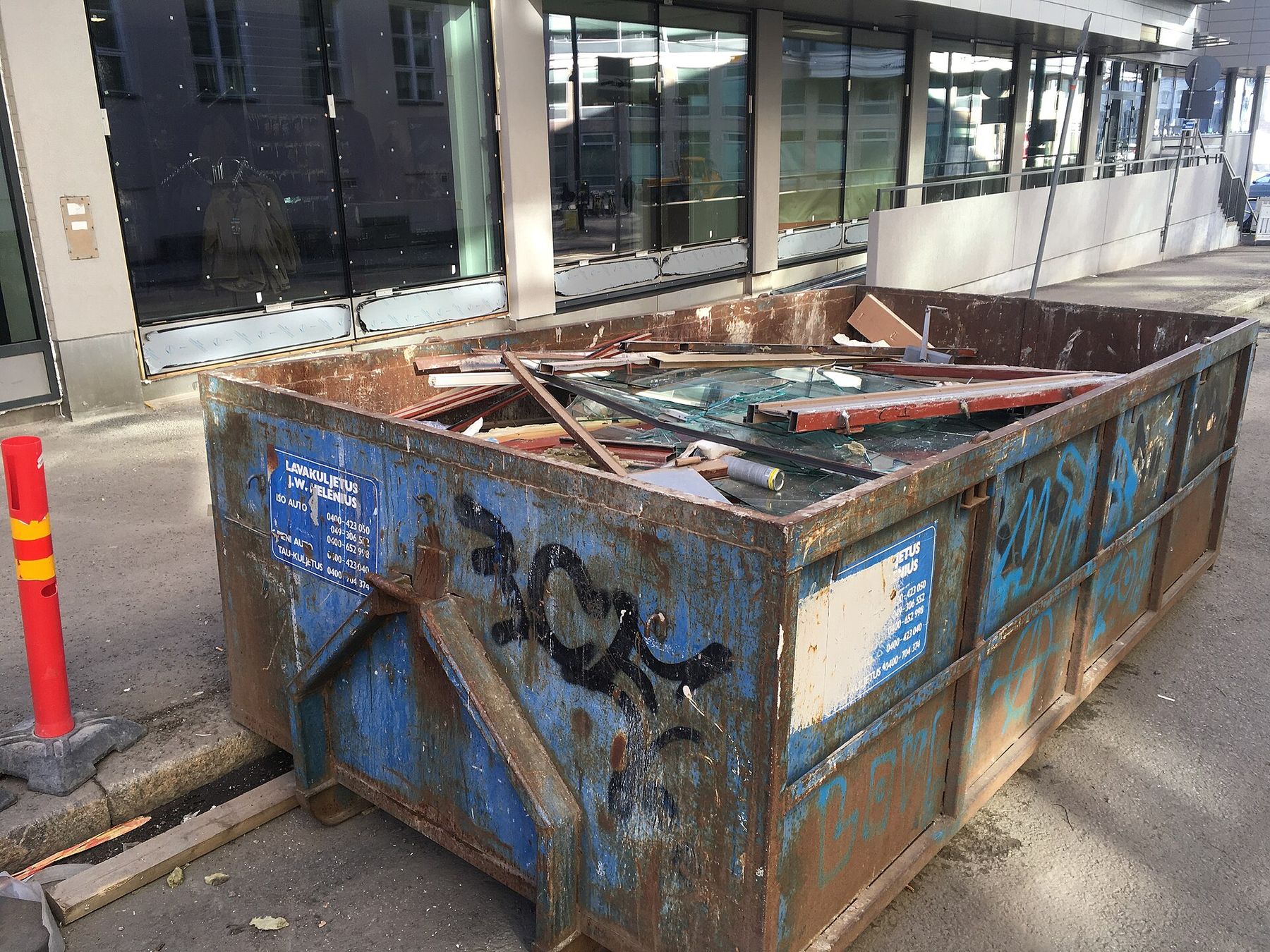 debris-dumpster