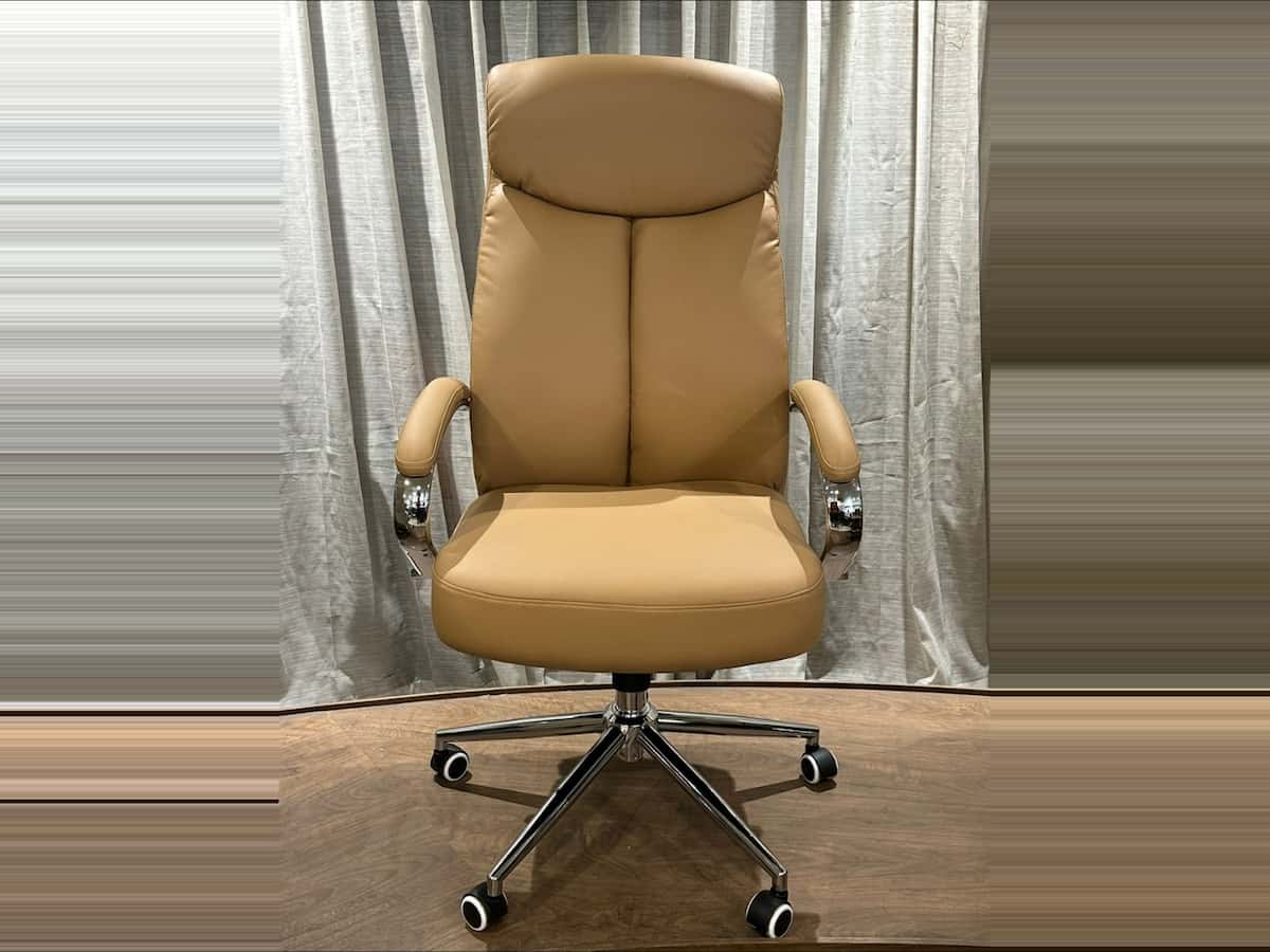 premium-beige-leather-executive-boss-chair-chrome-wakad-pcmc-pune-a2z-chairs